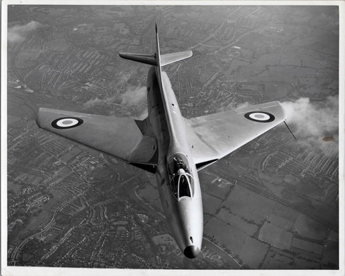 Hawker hunter large vintage - large,