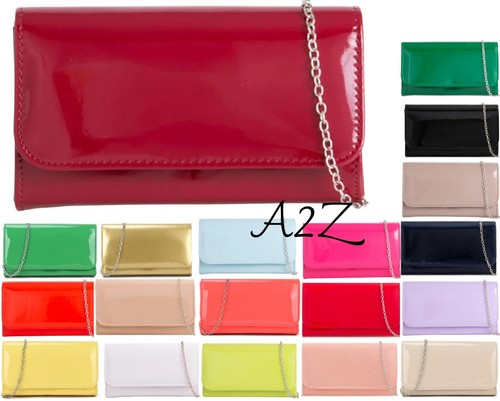 Women plain patent clutch - women,