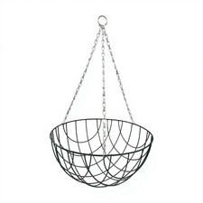 16" Wire Hanging Basket Round