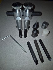 Edmund Scientific Beam Compass Trammel Set w/ Scribe & Cutter Tips – Complete