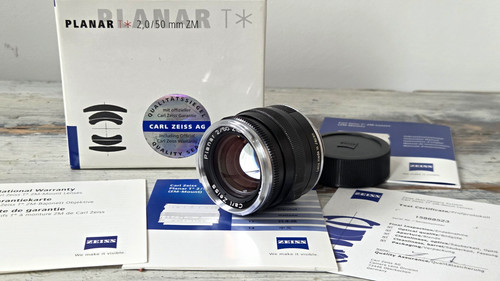 Carl zeiss planar - carl, 2/50