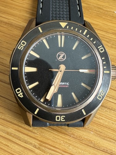 Zelos swordfish 42mm bronze - swordfish,