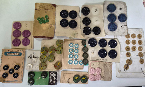 Vintage incomplete button job - incomplete,