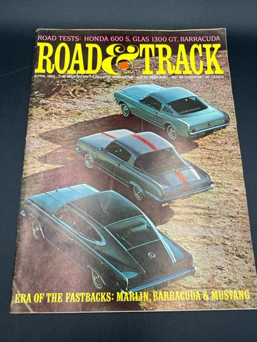 Road track magazine april - &,