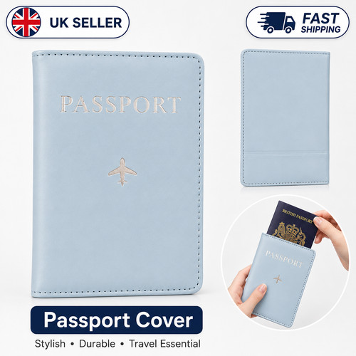 Light blue passport - passport, cover