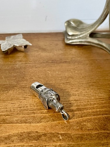 Vintage 925 silver dogs head - 925,