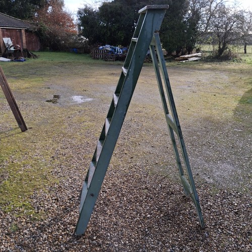 Wooden step ladder paint - step,