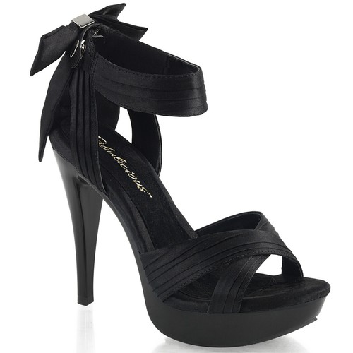 Black satin drag queen - black,