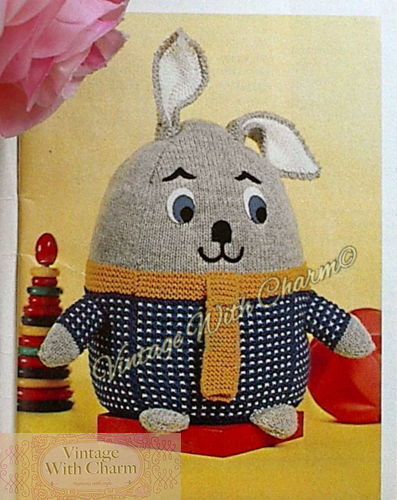 Vintage toy knitting - knitting, pattern