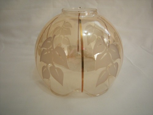Vintage glass amber - amber, lustre