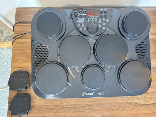 Pyle portable tabletop drum - portable,