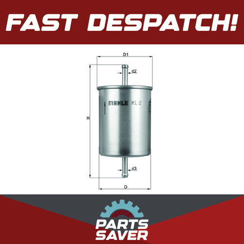 Fuel filter kl2 mahle - fuel,