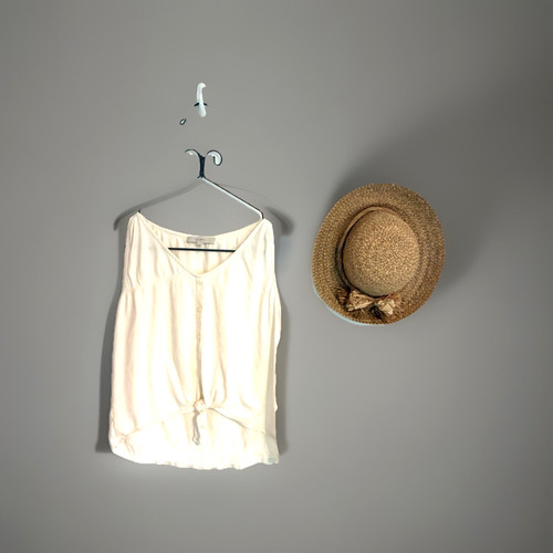 Loft tank top shirt - loft, ivory