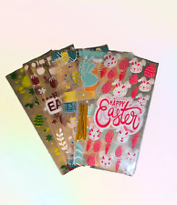 25x Mixed Easter Cellophane Sweet Bags & Ties