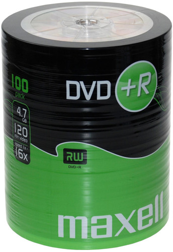 100 maxell dvd - maxell, dvd+r