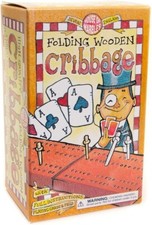 Folding Wooden Cribbage Board