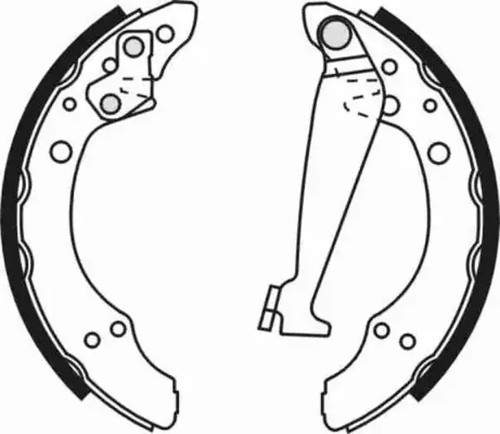 Brake shoes rear axle - brake,