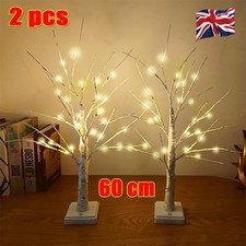 2PCS White Tree with Lights