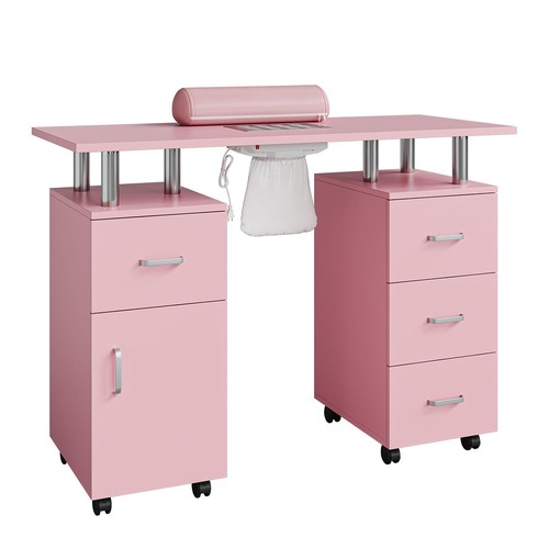 Manicure table with dust - with,