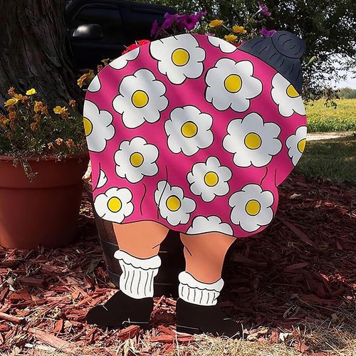 Funny garden ornament lawn old - funny,