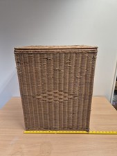Xl Wicker Rattan Laundry Log Basket Toy Storage Baskets
