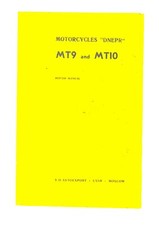 Dnepr Motorcycle Motorbike MT9 MT10 Workshop Manual