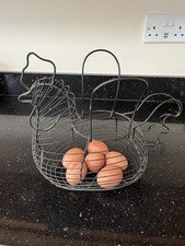 Black Metal Wire large Chicken