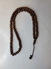 Light brown beaded tasbih - light,