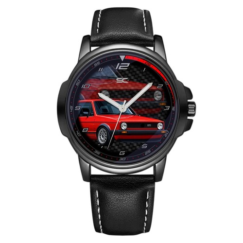Wrist watch with red - wrist,