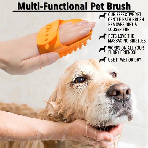 Dog bath brush - pet, grooming