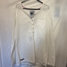 Ladies Lazy Jacks White Long