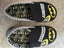 Boys Bat Man Size 2 Next Slippers Excellent Condition 