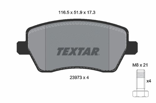 Front brake pad set disc - brake,