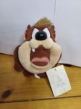 Looney Tunes Baby Taz the Tazmanian Devil Beanie Soft Toy with Tag