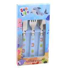 Kids Cutlery Set Blue Sea Life