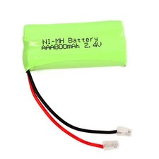 CORDLESS PHONE BATTERY iDect V2i 2.4V 1000mAh Rechargeable Universal Connectors