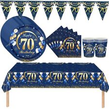 Blue 70th birthday party