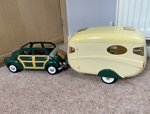 Sylvanian families caravan and - families,