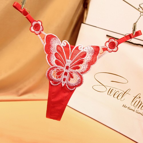 Sexy lingerie embroidered bow - sexy,