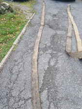 2 x Vintage Drive Belt, Tractor/Stationary Engine 27', 25' (Both 8M +) - 5" Wide