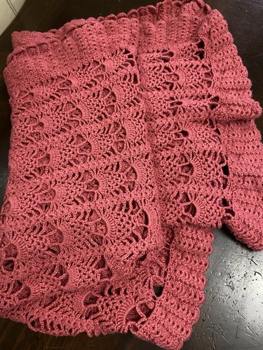 Crochet blanket afghan sofa - blanket,