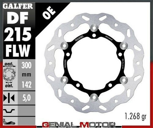 Galfer front brake disc wave - front,