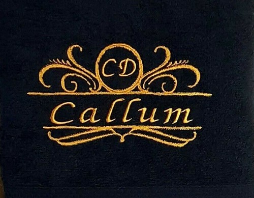Name with monogram - name,