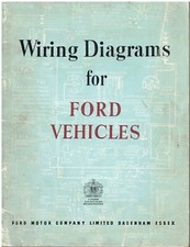 FORD Y E04A E494A C 7W E93A E493A V8 CONSUL ZEPHYR ZODIAC '32-58 WIRING DIAGRAMS