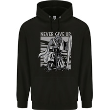 Teutonic Knight Never Give Up Crusader Gym Childrens Kids Hoodie