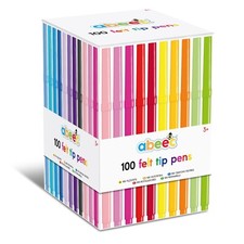 100 Felt Tip Pens for Kids -