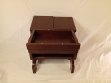 Sewing table wooden stool with - sewing,