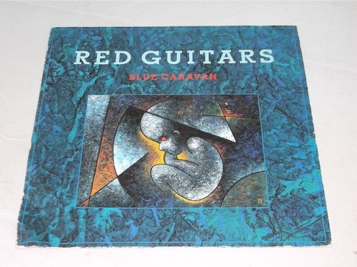 Red guitars blue caravan - red, guitars: