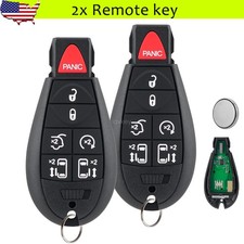 2 Remote Car Key Fob For