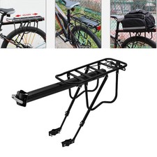 Bicycle Mountain Bike Rear Rack Seat Mount Post Pannier Luggage Cargo Carrier UK